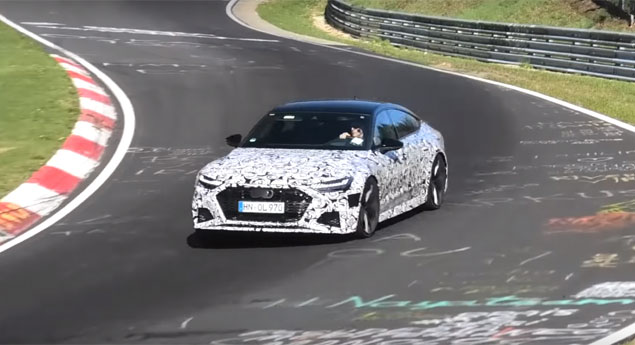 Audi RS7 Sportback realiza testes em Nürburgring (vídeo)