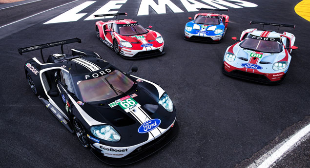 Pinturas especiais da Ford prestam homenagem a Le Mans