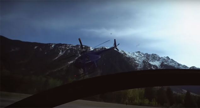 McLaren Senna vs helicóptero (vídeo)