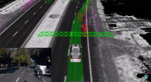 É assim que os carros autónomos 'vêem' a estrada (com vídeo)