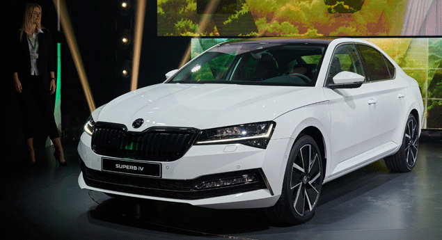 Skoda Superb iV híbrido plug-in chega em 2020