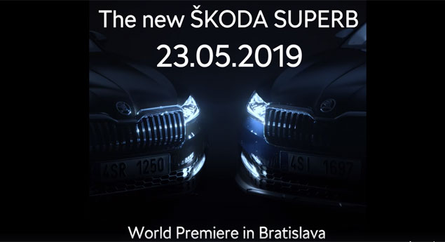 Últimos 'teasers' do novo Skoda Superb (vídeo)