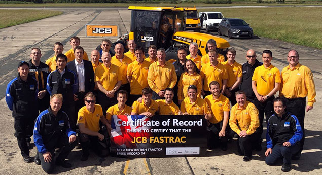 Guy Martin e JCB establecem novo recorde de velocidade...num tractor (vídeo)