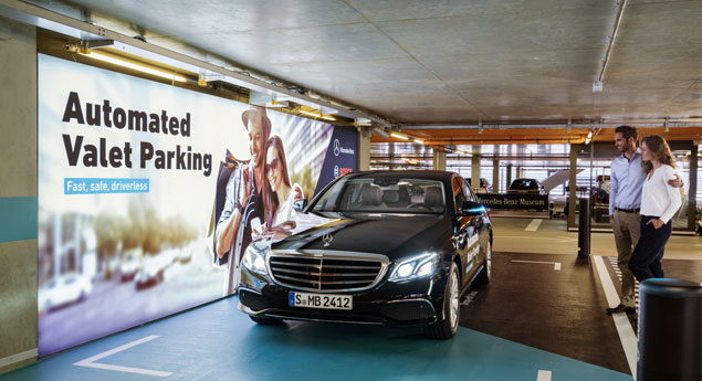 Mercedes apresenta o primeiro 'valet parking' autónomo do mundo (vídeo)