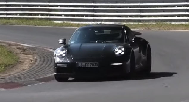 Novo 911 Turbo apanhado em testes (vídeo)