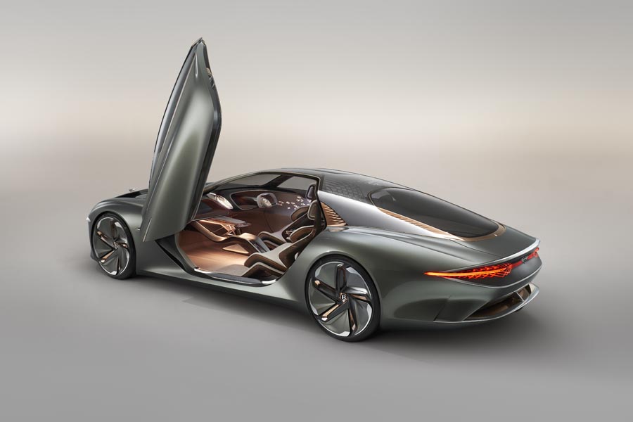 Verdadeira proposta de sonho, o Bentley EXP 100 GT Concept pode ser o primeiro passo para o primeiro modelo de base 100% elétrica da marca de Crewe