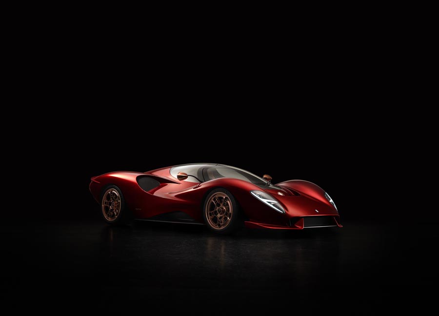 O De Tomaso P72 chegará em 2023, impulsionado por um V8 de origem Ford