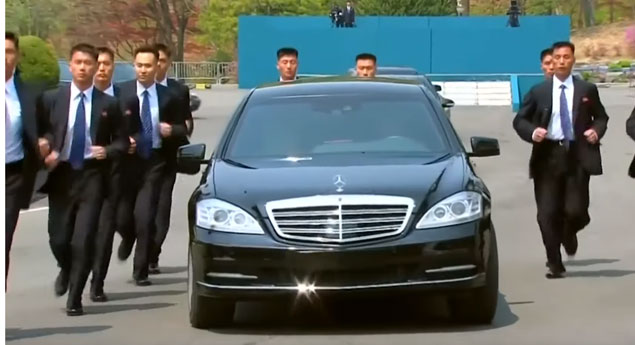 A incrível viagem dos Mercedes de Kim Jong-Un (c/vídeo)
