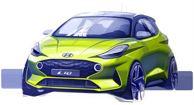 Primeiro esboço do novo Hyundai i10