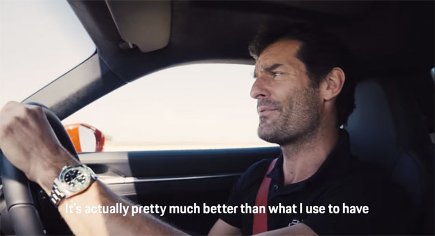 Mark Webber aprova o novo Porsche 911 Carrera S (vídeo)