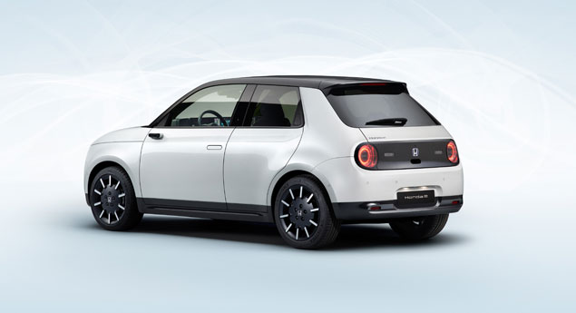 Esta é a versão de produção do Honda E