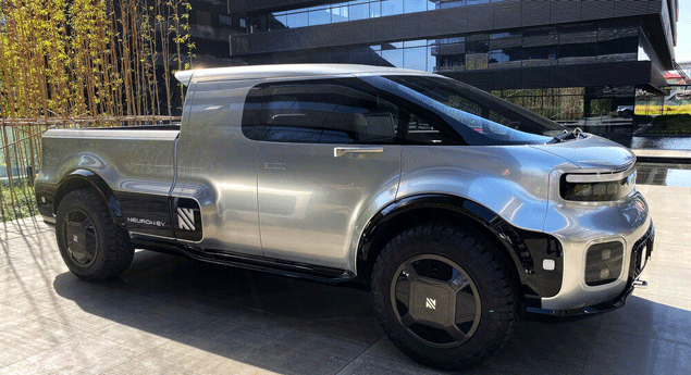 A 'cybertruck' que quer rivalizar com a Tesla