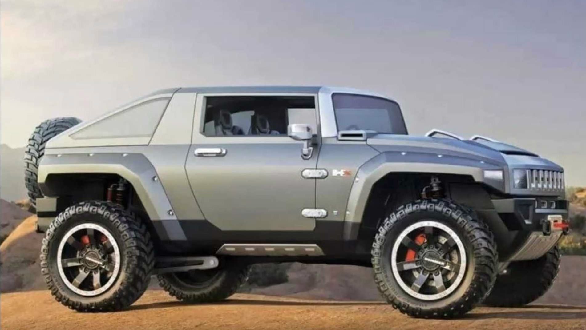 Dado a conhecer no Salão Automóvel de Los Angeles de 2008, o Hummer HX tem sido apontado como a base do futuro Hummer elétrico. Será? 