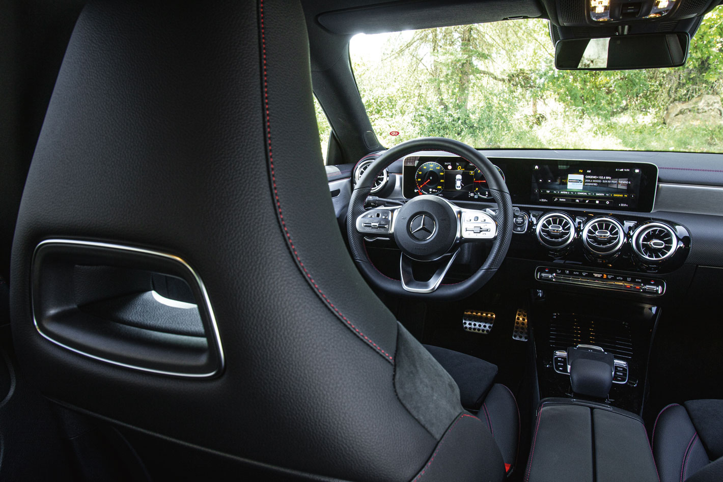 Interior do Mercedes CLA Coupé