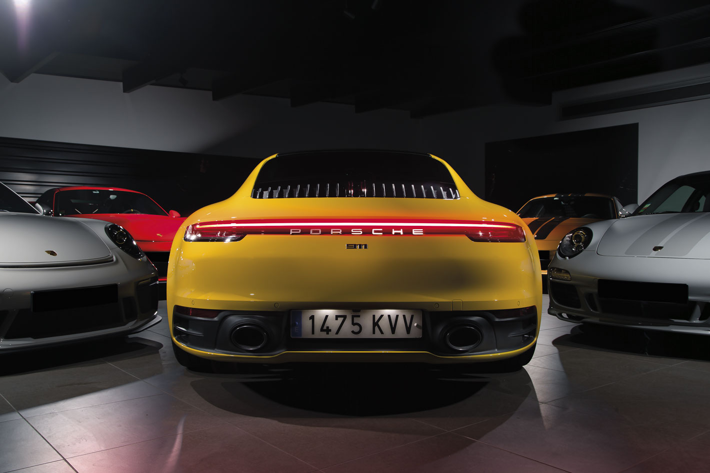 Traseira do Porsche 911 Carrera 4 S