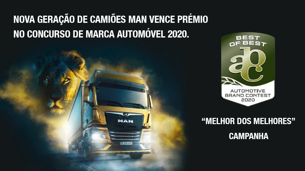 MAN. Nova gama de camiões ganha prémio de marca automóvel