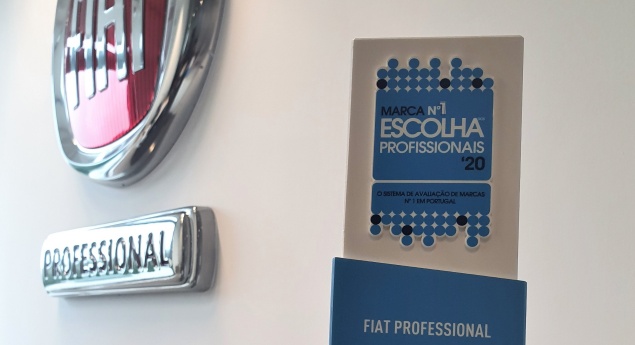 Fiat Professional volta a ser eleita "Escolha dos Profissionais"