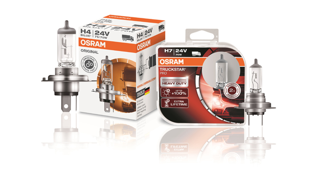 Otimizada gama Osram Truckstar Pro para camiões