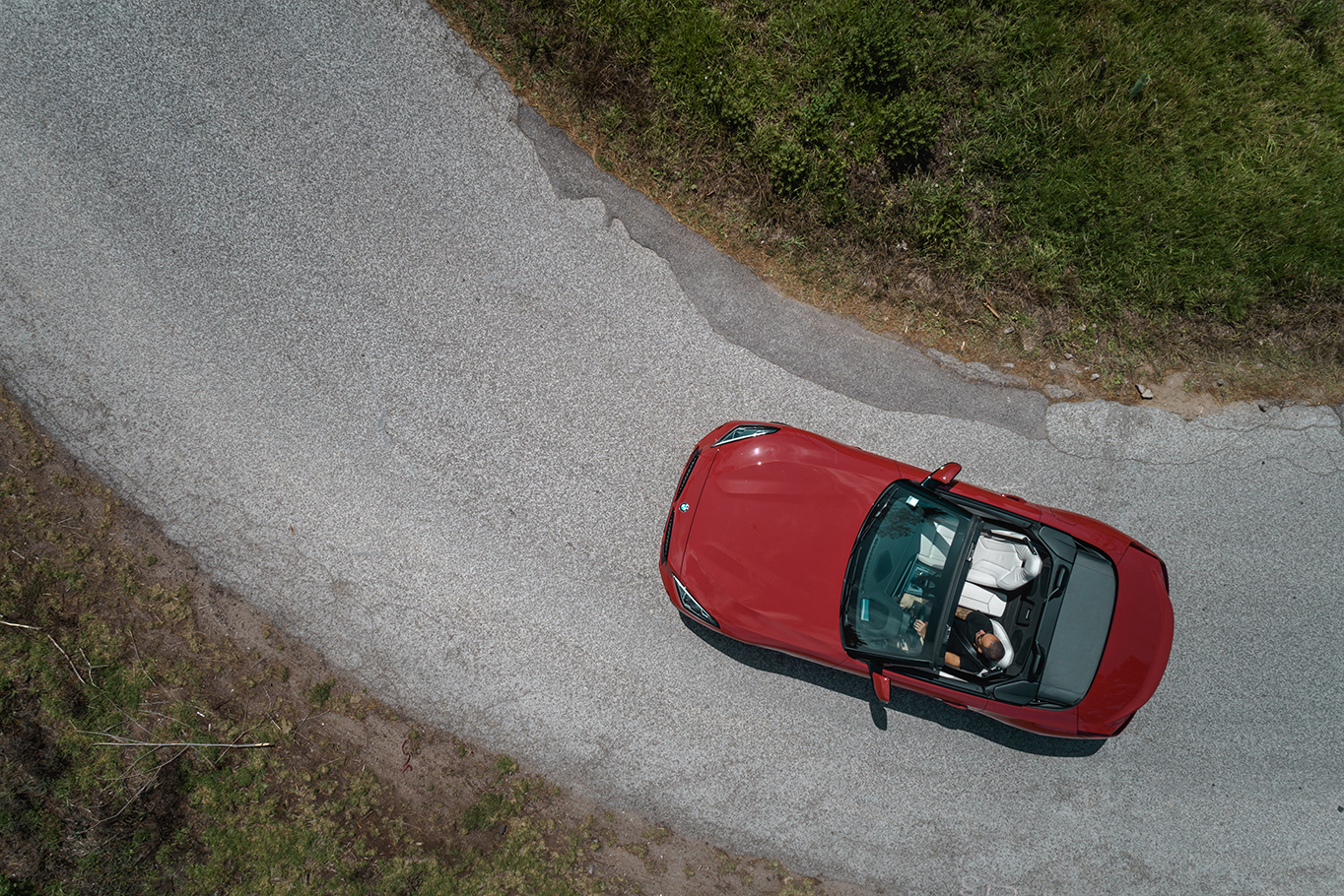 A capota têxtil reforça a elegância do BMW Z4