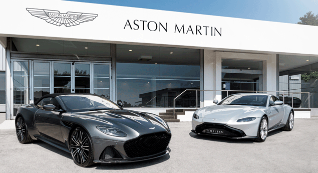 Aston Martin e Maserati com a C. Santos VP