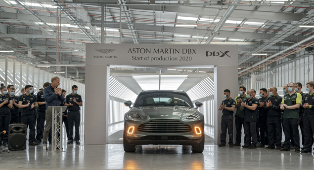 Aston Martin. SUV DBX já começou a sair da linha de montagem