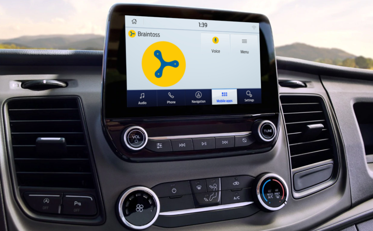 As apps do smartphone podem ser emparelhadas com o Ford SYNC3