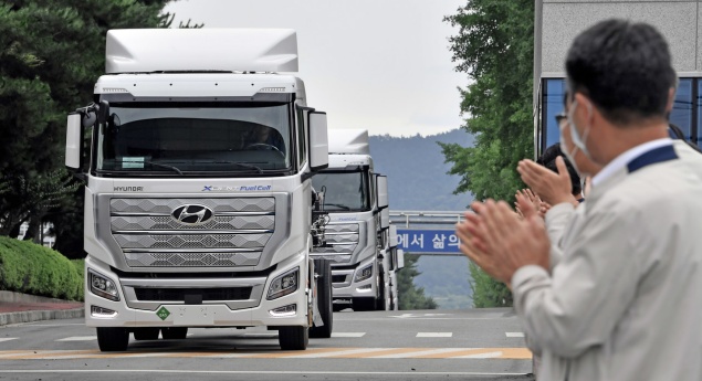 Hyundai. Suíça recebe primeiros dez camiões a hidrogénio