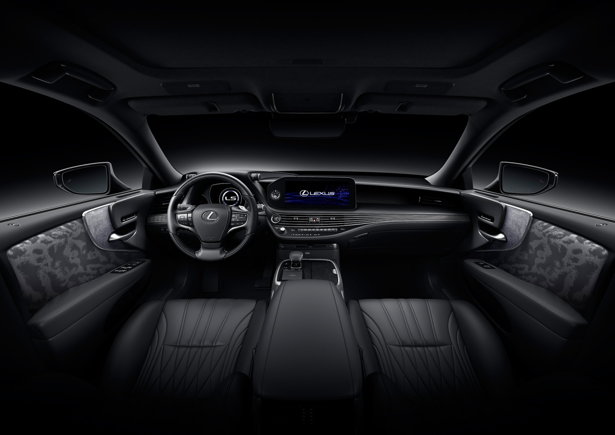 Interior do Lexus LS de 2021