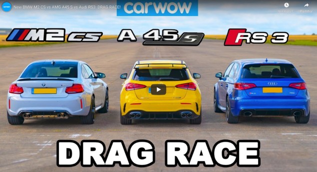 BMW M2 CS vs. Mercedes-AMG A45 S vs. Audi RS3. E o vencedor é...