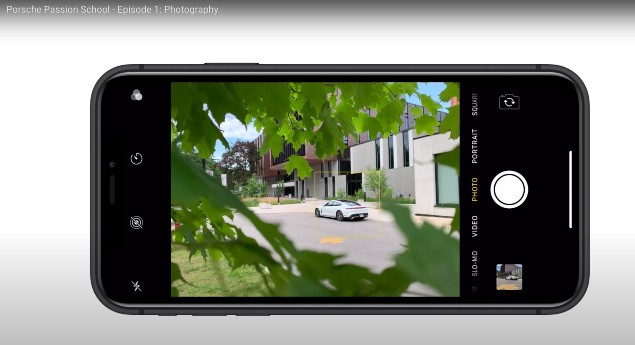 A Porsche ensina. Aprenda a fazer fotos de automóveis com o seu smarthpone
