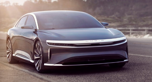 Com 1.095 cv e 832 km de autonomia. Lucid Air de produção apresentado