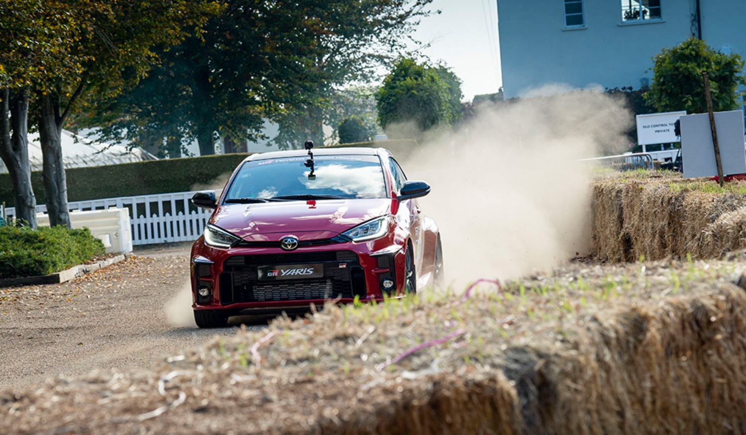 O Toyota GR Yaris no Festival de Goodwood