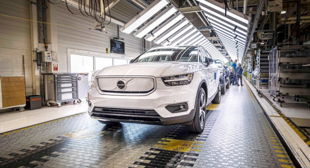 Com a produção de 2020 já vendida. Volvo inicia fabrico do elétrico XC40 Recharge