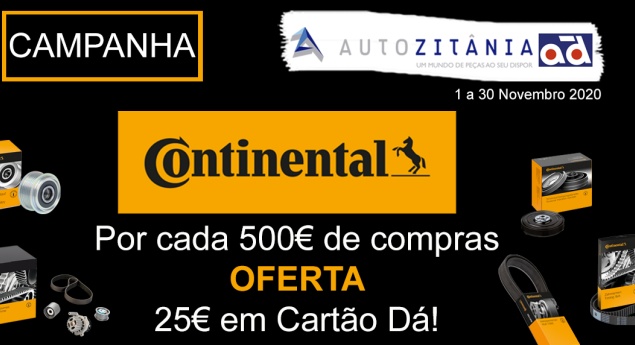 Autozitânia. Produtos Continental estão em campanha em novembro