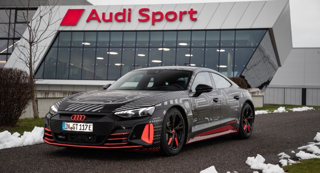 Com versão RS. Audi E-Tron GT será apresentado oficialmente a 9 de fevereiro