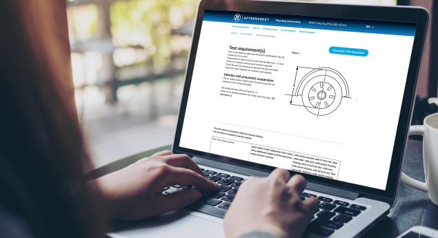 ZF Aftermarket introduz novas funções no seu portal