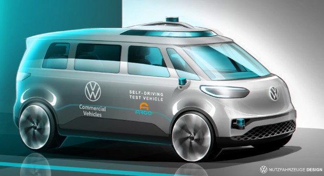 Em 2022. Pão de forma ID.Buzz será o primeiro VW com Condução Autónoma