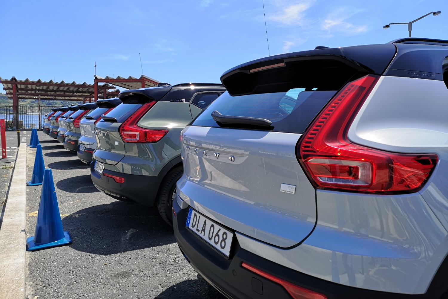 O Volvo XC40 P8 Recharge, de passagem por Lisboa. Foto: Turbo