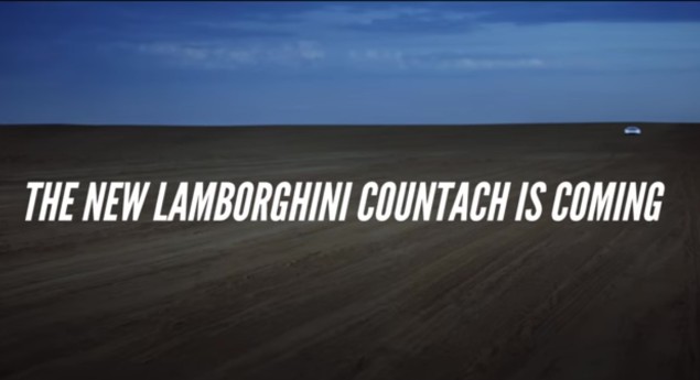 Até já tem teaser. Lamborghini anuncia que Countach vai mesmo regressar!