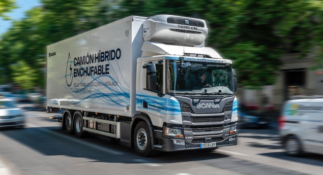 Scania e Mercadona testam camião híbrido plug-in