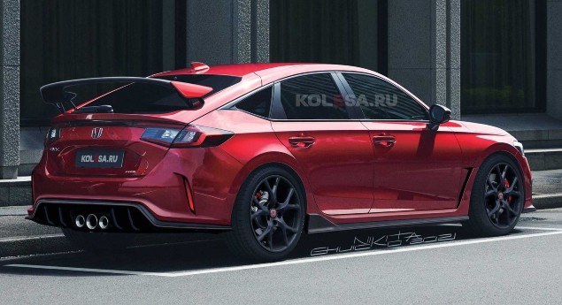 Para 2022. Futuro Honda Civic Type R "desvendado" com base em teasers