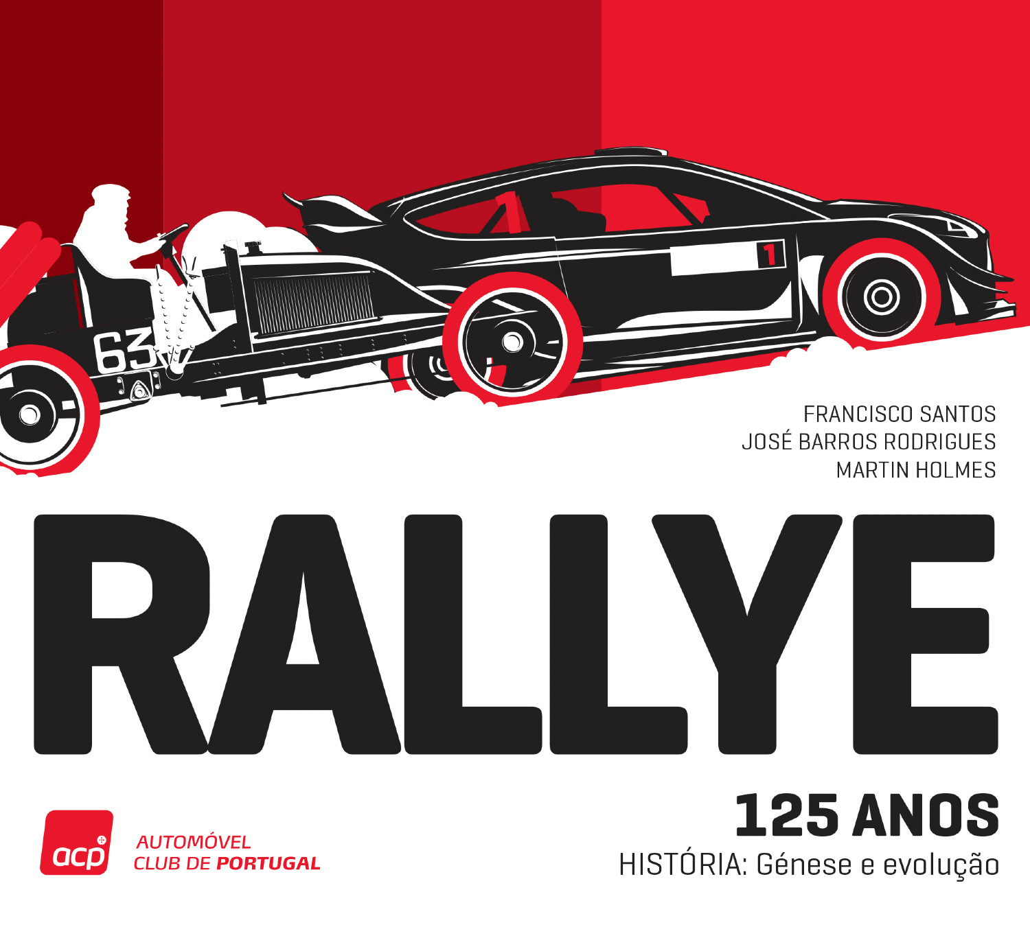 A capa do livro "Rallye 125 Anos"