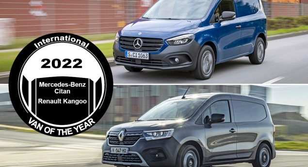 Renault Kangoo Van &amp; Mercedes-Benz Citan eleitos "Veículo Comercial Internacional do Ano de 2022"