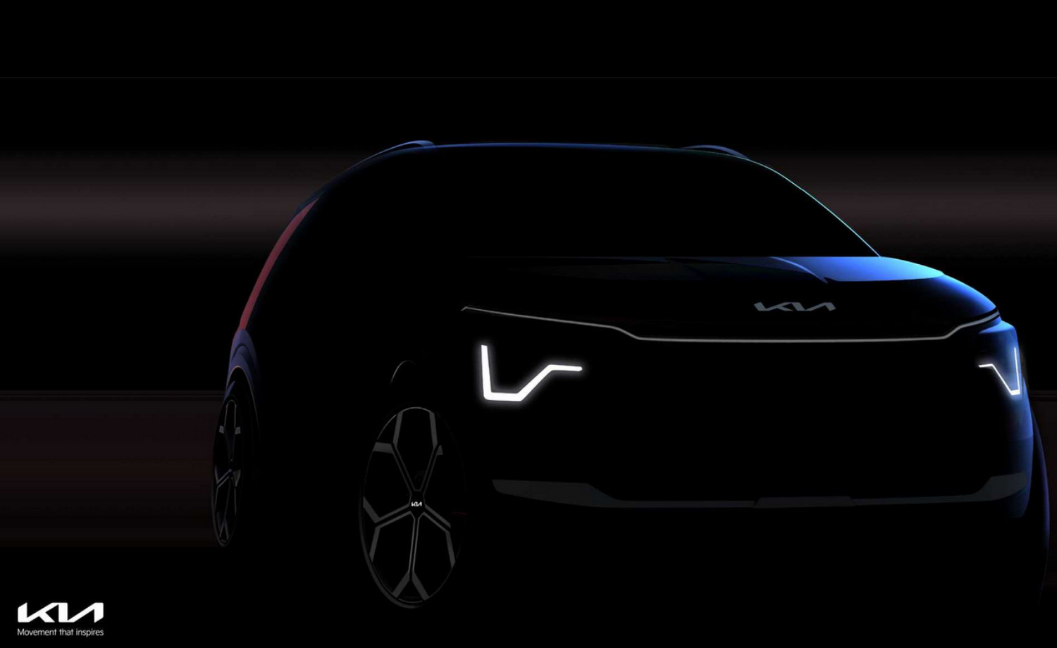 Eis o futuro Kia Niro. Para já, sob a noite escura...