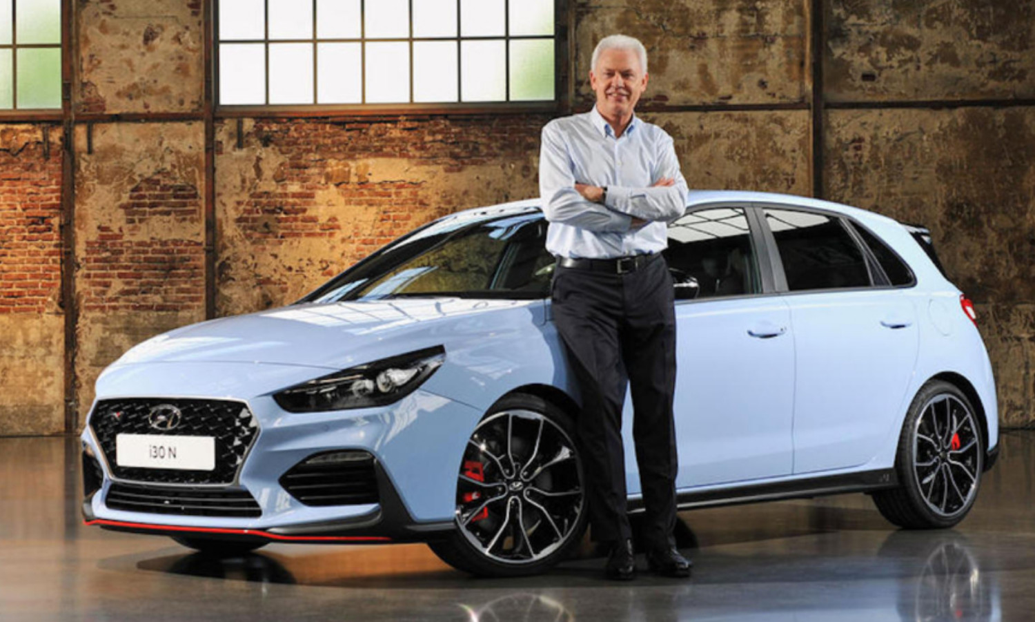 Albert Biermann e o "seu" Hyundai i30 N hatchback