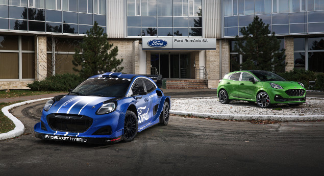 Um milhão de carros. Craiova celebra como palco para o novo Ford Puma Rally1