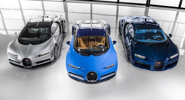 Bugatti entregou os primeiros Chiron