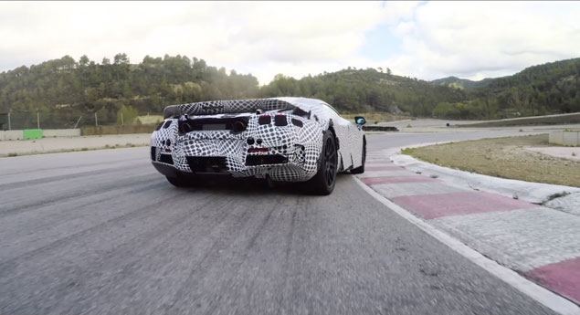 Novo McLaren mostra-se em vídeo..