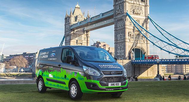 Ford Transit híbrida em Londres