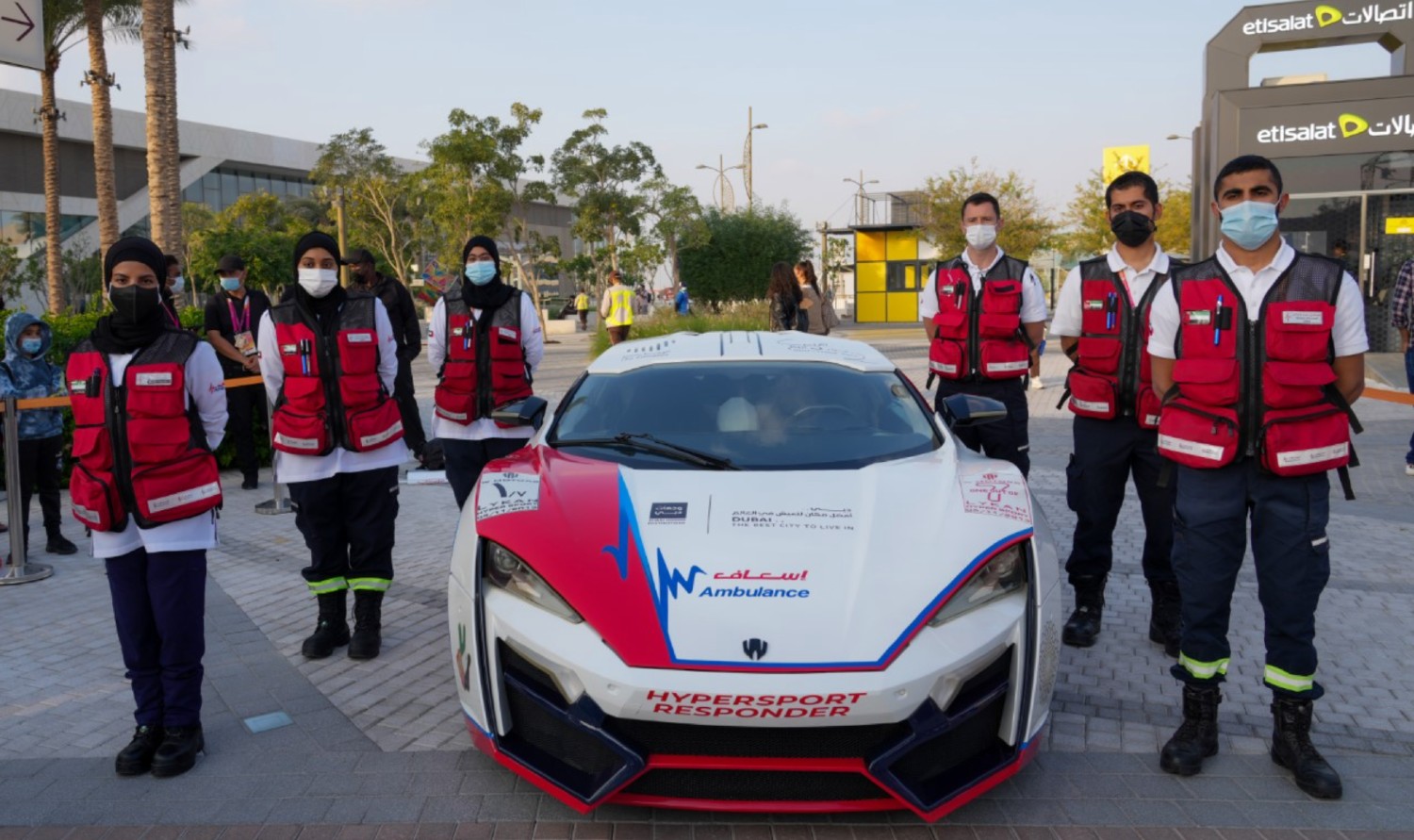 Um Lykan Hypersport ao serviço da emergência médica? É verdade... no Dubai.